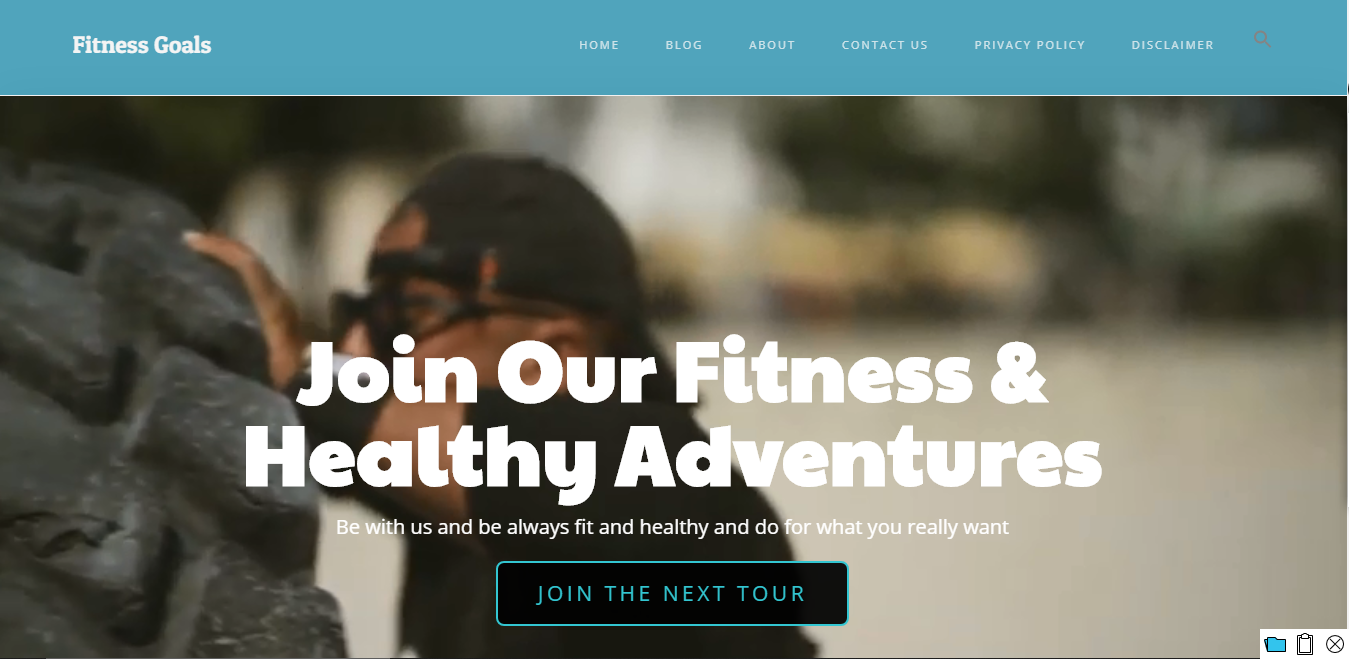 Fitness Website 